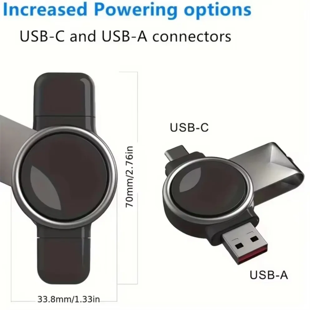 Watch Wireless Charger Portable Fast Charging Dock Station Adapter For Samsung Galaxy Watch 5 Pro 5/4/3 Active 2/1 Gear Sport/S3