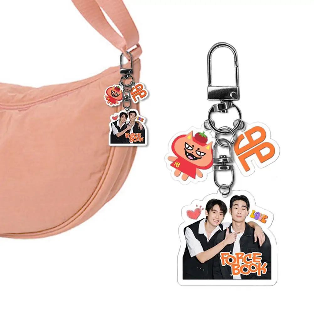 Acryl-Schlüsselanhänger und Rucksack-Anhänger, Schlüsselanhänger mit thailändischen Prominenten-Motiven, Acryl-Schlüsselanhänger, Cartoon-Taschenanhänger, Schlüsselring-Accessoires – Detail 21