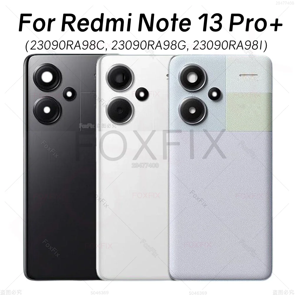 Battery Back Cover For Xiaomi Redmi Note 13 Pro+Plus 5G 23090RA98C