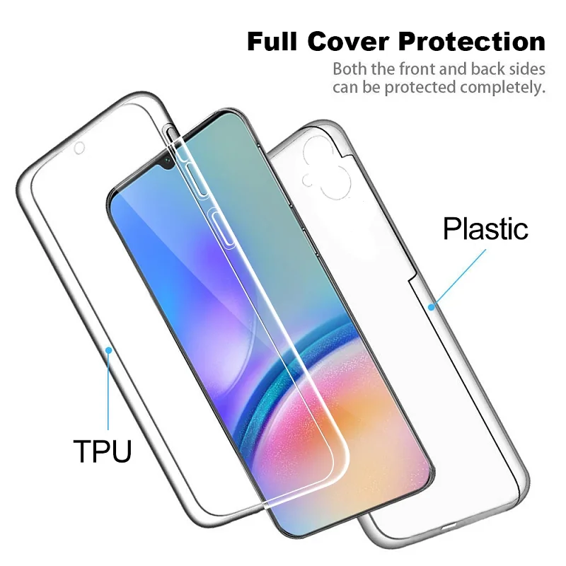 Enhanced Full Body 360° Clear Back Protection Case