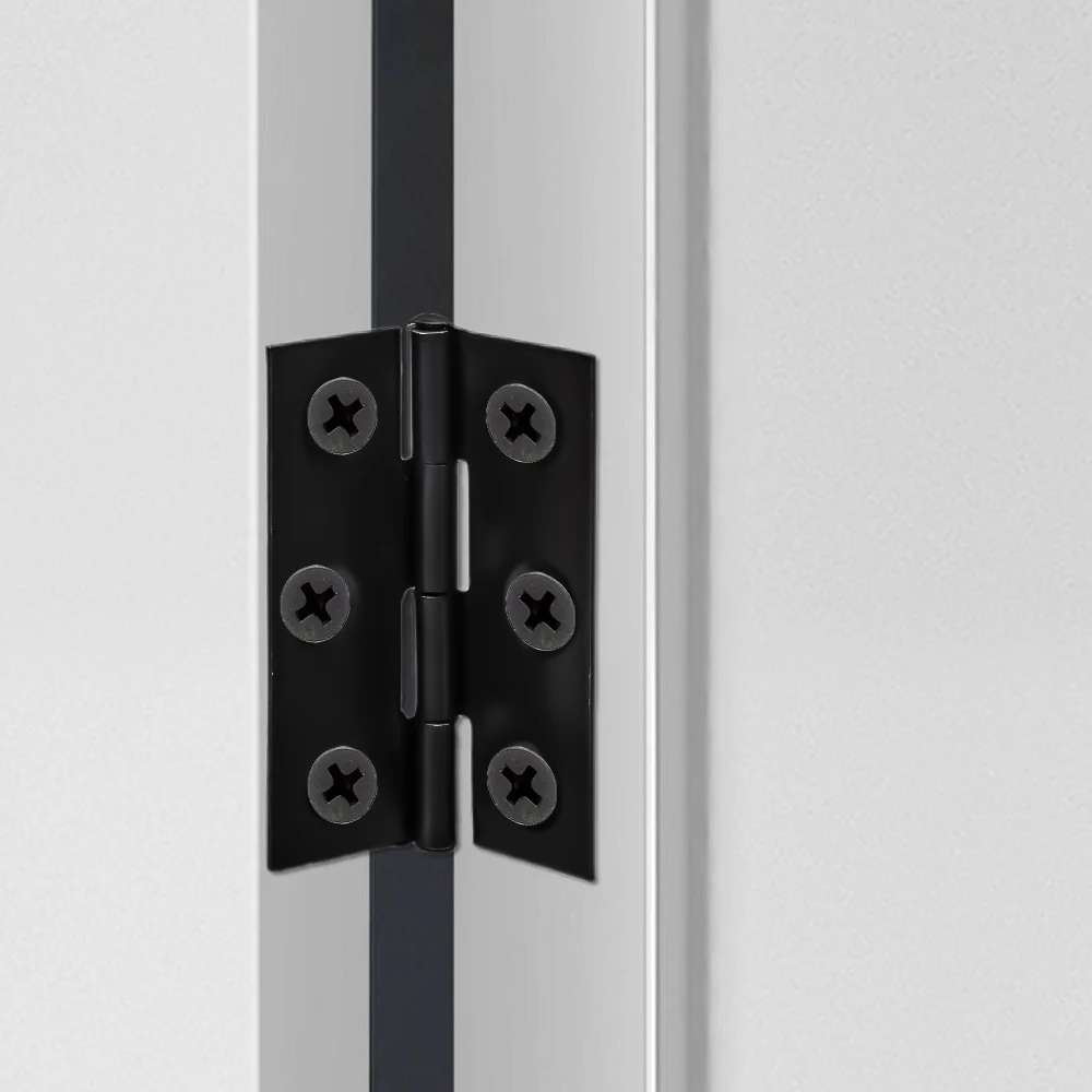 Charnières De Porte En Acier Inoxydable, 4 Pièces Charnières Placard Inoxydable, Charniere De Porte Pliantes, Pour Armoire De Chambre, Armoires De Cuisine, Portes Intérieures