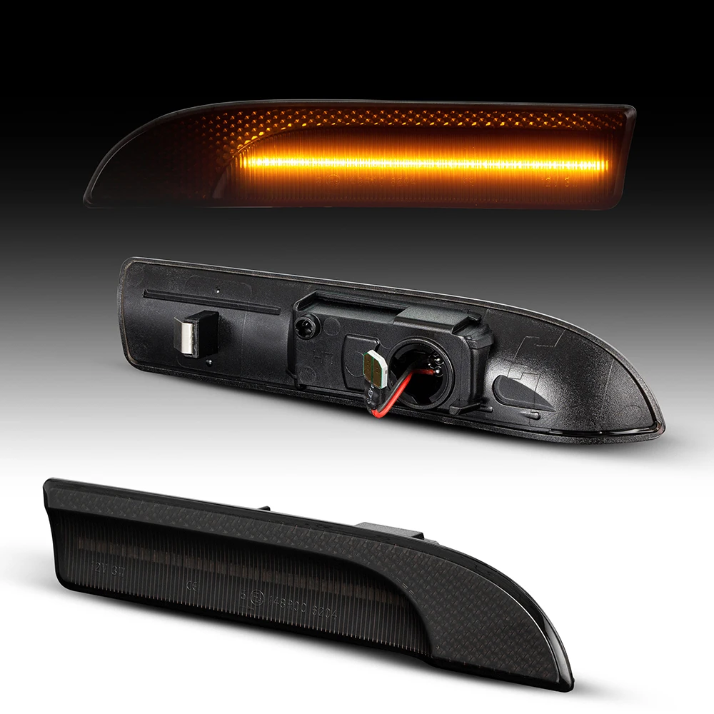 LED-Rücklicht dynamische Blinker anzeige 2 Stück schwarz Add-On-Modul Kabel  Kabelbaum für Porsche Panamera 4s Sport Turismo - AliExpress