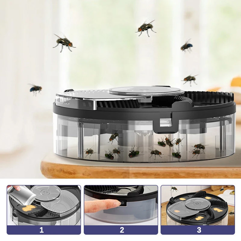 USB Powered Electric Fly Trap Automatic Flycatcher