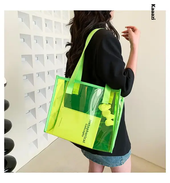 PVC Clear Jelly Bag For Women Luxury Handbags Bags Designer Transparent  Coin Purse Crossbody Bag Lucency Bag Summer Style - AliExpress
