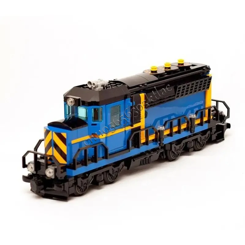 새로운 416PCS MOC-60052 도시 화물 기차 엔진 기관차 모델 빌드 DIY 창의적인 아이디어 어린이 장난감 조립 퍼즐 생일 선물