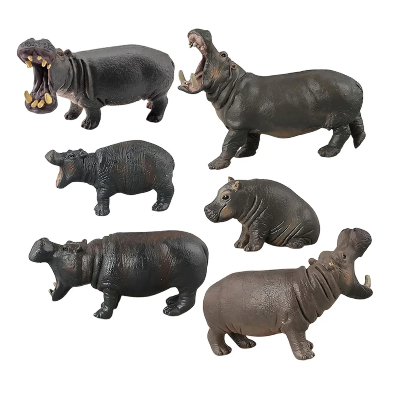 6x Figures Animals Toys Figurine for Children Boys Girls Kids