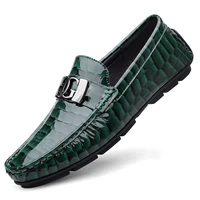 Spring Autumn Mens Patent Leather Shoes Men Loafers Luxury Slip On Loafer Shoes Size 38-45 Dropshipping 2