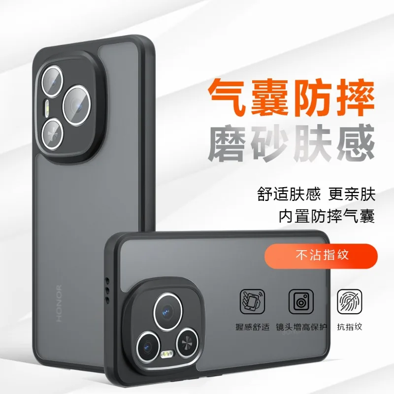 Shockproof Transparent Matte Acrylic Case - Luxury Hard PC Bumper
