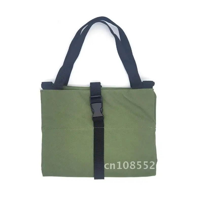 

Tool Bag Canvas Roll Multi-Purpose Tool Repair Tools Wrench Screwdriver Pouch Roll Hanging Tool Zipper Storage Bag