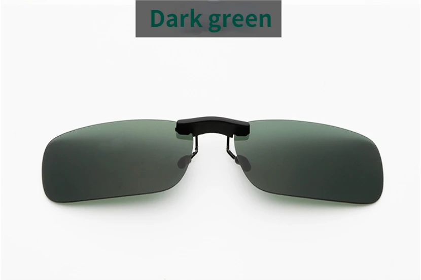 Polarized Sunglasses Night Vision Glasses Fishing Sunglasses Unisex Fishing Polarized Clip On Sunglasses Near-Sighted Driving Night Vision Lens Anti-UVA Anti-UVB Fishing Sunglasses Clip