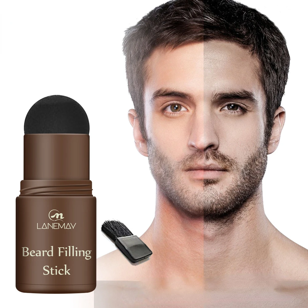 

Beard Filling Stick Repair Scatters Waterproof Beard Filling Stick Moustache Enhancer Fill Pen Dye Hair Men Beard Mustache Care
