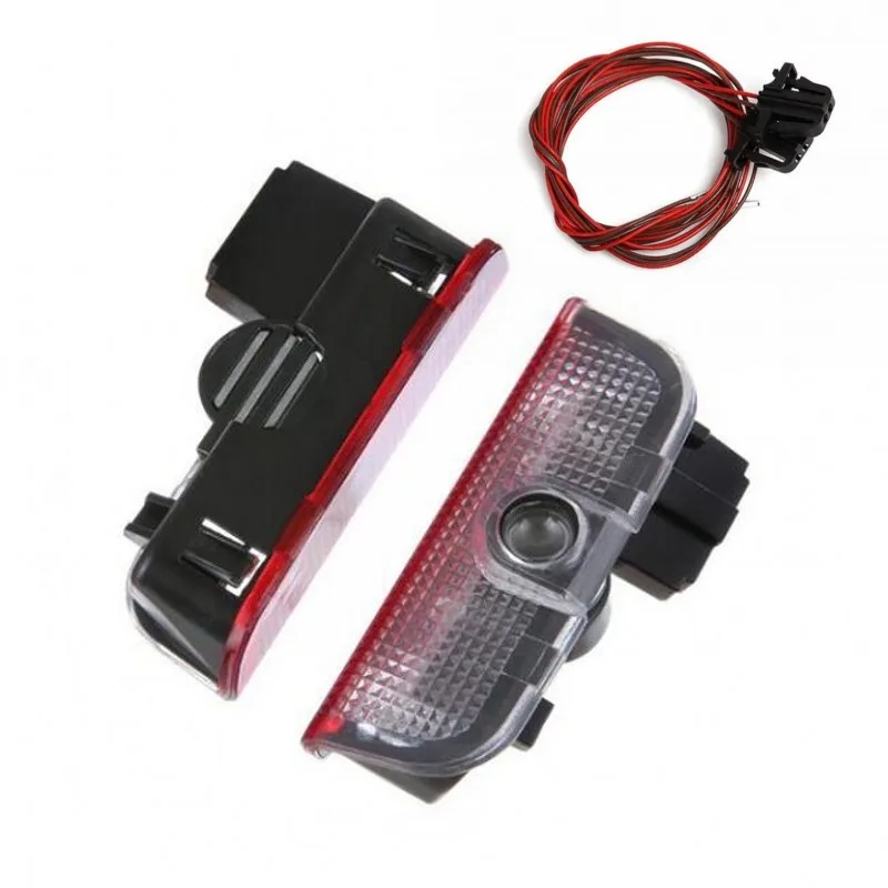 2X LED Car Door Projector Welcome Light For VW Passat B6 B7 B8 B9 CC Golf 5 6 7 Touareg Tiguan Sharan Jetta MK 5 6 7 Accessories