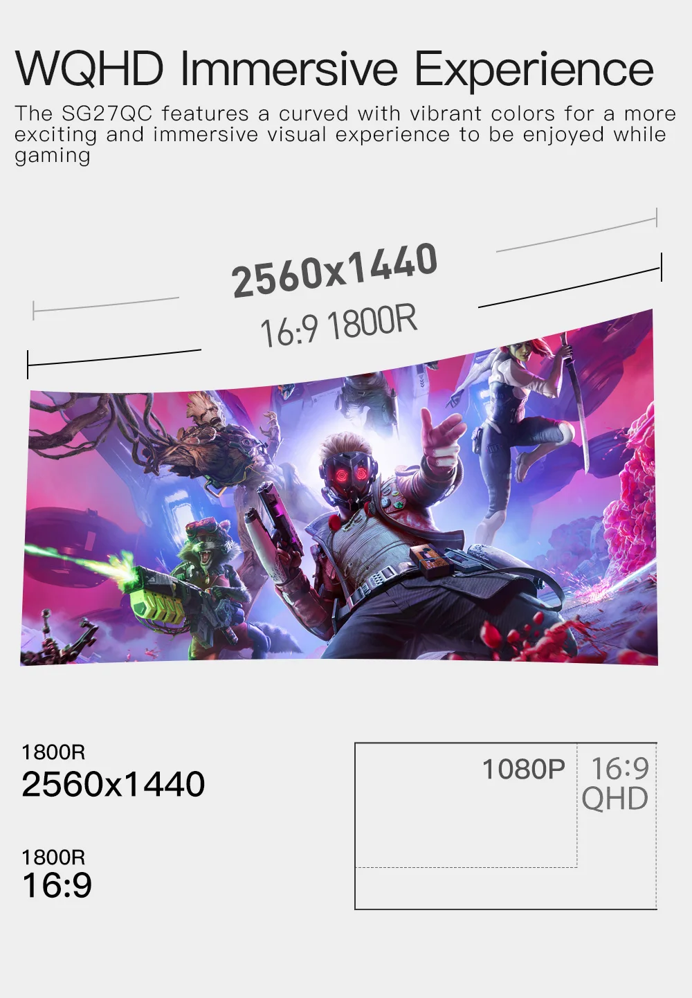 HKC 27 ġ ӿ  144hz 1080P LED ũž ǻ ӿ pc , DP Է ӿ pc  SG27QC