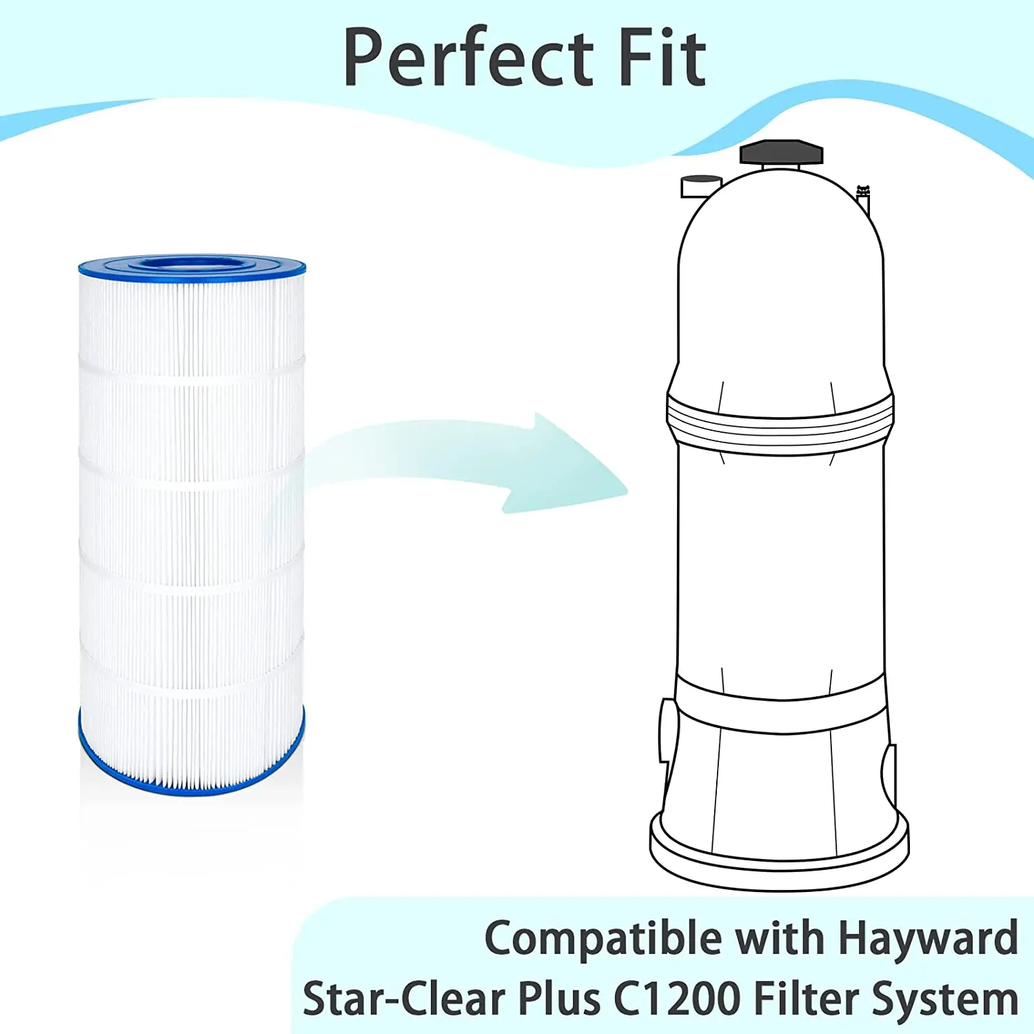 Рисунок 4 - Фильтр для бассейна Coronwater PLF120A заменяет C1200