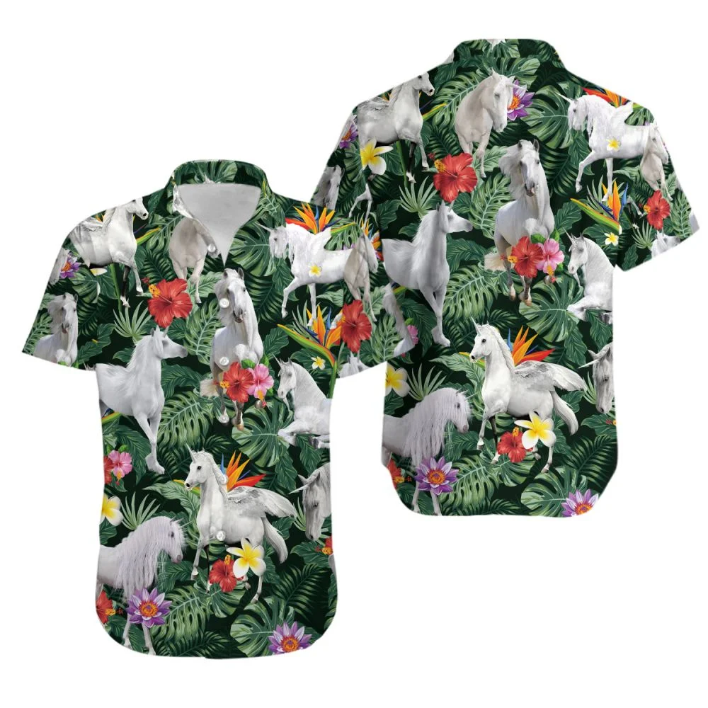 Funny Animal Hawaiian Shirts 3D Fly Pig Women Clothes Street Y2k Personalities Short Sleeves Shirt Top Lapel Girl Tee Shirts sibybo short sleeves backless playsuit sexy skinny gym pants fashion casual playsuits autumn and winter street hot girl clothing