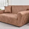 Solid color waterproof, dirty and non-slip sofa cover, single and double all-inclusive imitation cowhide non-slip sofa cover 1