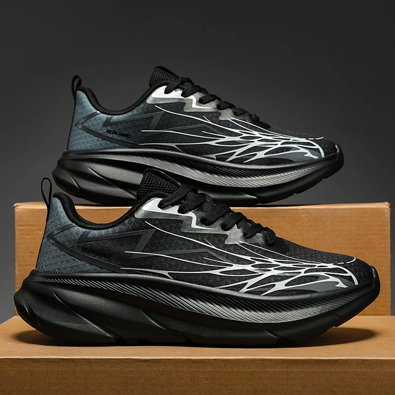 Men's Casual, Comfortable and Fashionable Sneakers - Fabric Lining, Durable, Non-Slip Outer Soles, Suitable for Running, Fitness and Casual Clothing, Daily Wear, Outdoor Sports