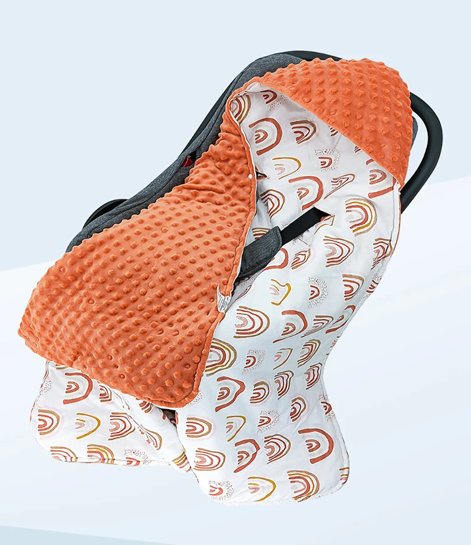 Grosso acolchoado Baby Stroller Cobertor, Quente, Recém-nascido