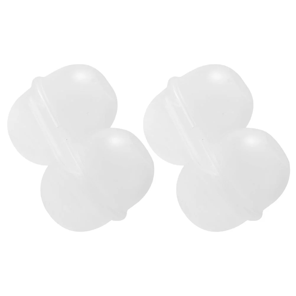 

2 Pcs Egg Plate Portable Box Travel Holder for Fridge Chicken Eggs Container Pp Camping