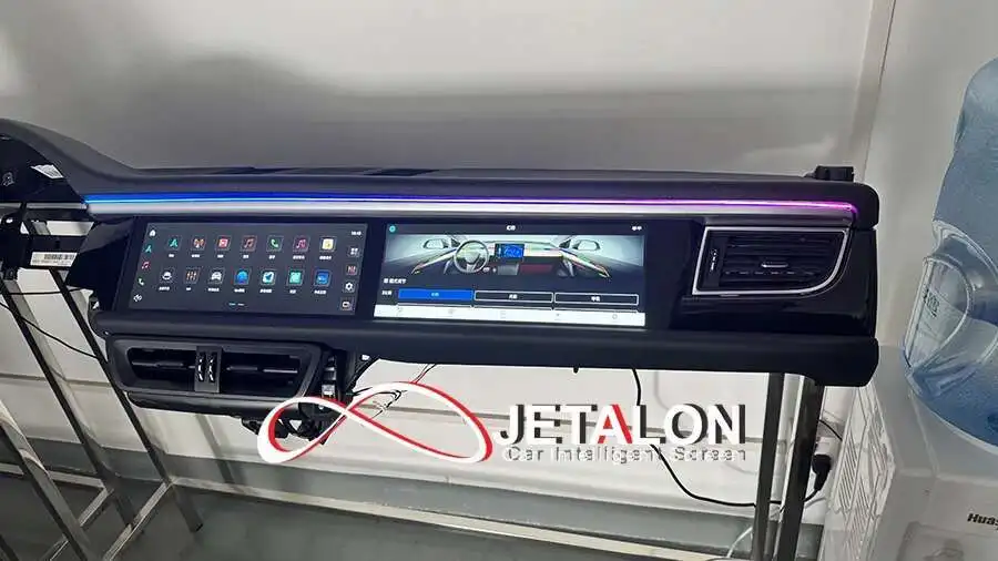12.3+12.3inch Dual Android Screen For Porsche Macan 2011-2017 2din Car GPS Multi
