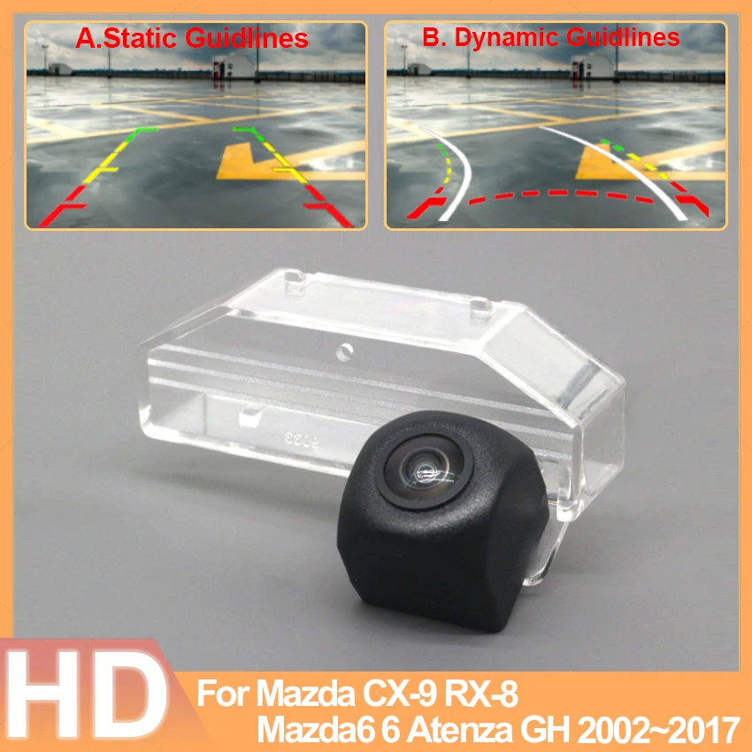 

AHD 1280*720P Автомобильная камера заднего вида для Mazda CX-9 Mazda6 6 Atenza GH 2002 ~ 2013 2014 2015 2016 2017 монитор парковки автомобиля