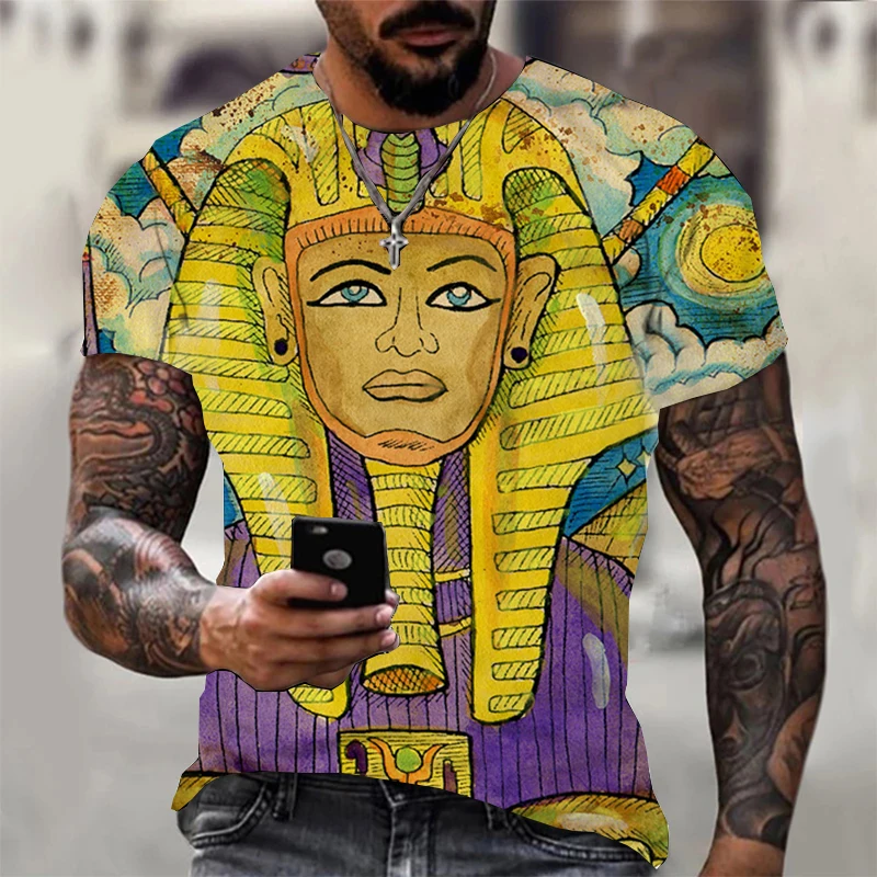 

Психоделический Таро, каждая футболка одежды с рассказом истории, ретро 3D сфинкс, мужские футболки, унисекс, детские летние универсальные Топы