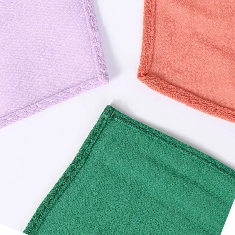 Premium Chiffon Hijabs Scarf Plain Bubble Shawl for Women Muslim Islamic Turban Headscarf Voile Hijab Chiffon Shawl muslim headwear head scarf hijab headscarf shawl scarf female head wraps