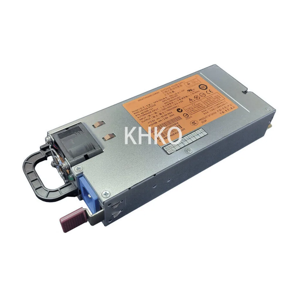 

Оригинальный б/у блок питания Hot-Plug 750 Вт для телефона 591554-101 591556-201 599383-001