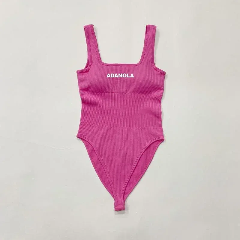 Steelless Onesie Adanola High Elastic Fabric Three-dimensional U-neck Support Chest Shape Shaping Abdomen Closure