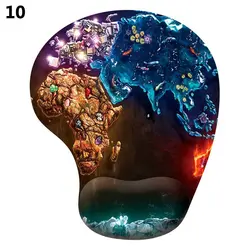 Ergonomic Silicone Wrist Rest Mouse Pad - Non-Slip Soft Mousepad for Comfortable Gaming and Office Use (10)