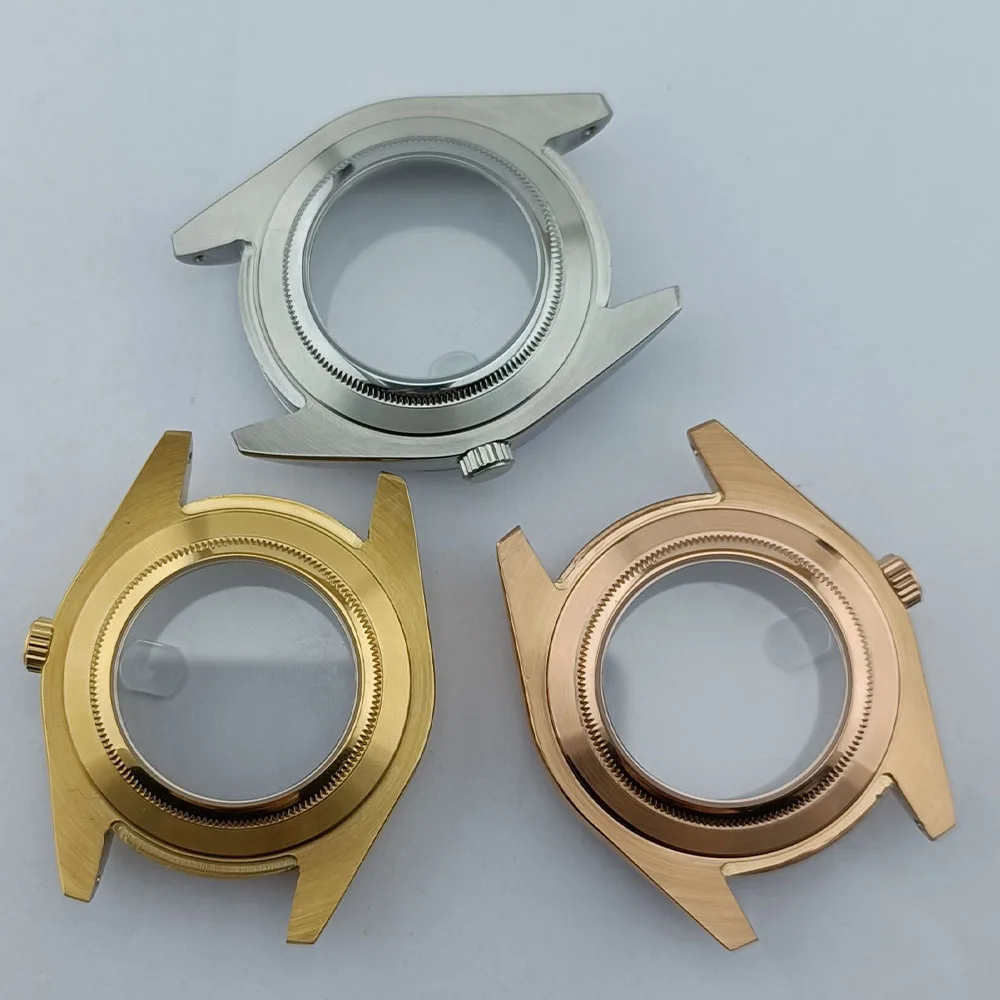 39mm Case Fit M8285 NH series 35/36 Movement Assembly Stainless Steel Case/20mm Watch Band Watch Accessories