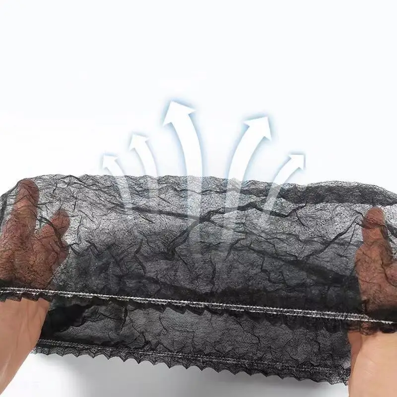 100PCS Disposable Bouffant Caps 21" Stretch Net Hair Head Covers for Kitchen Cooking Catering Service Household Beauty Salon - AliExpress Sc1a91cb3fa4c41bf8785aedd66d4b846t
