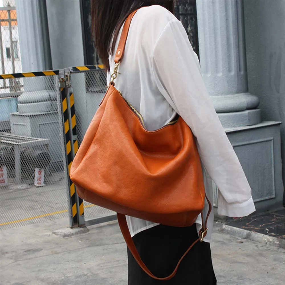 

MS Vintage Cow Leather Woman Bag Luxury Leather Woman Bag 100% Vegetable Tanned Leather Retro Messenger Handbag Tote 2023 New