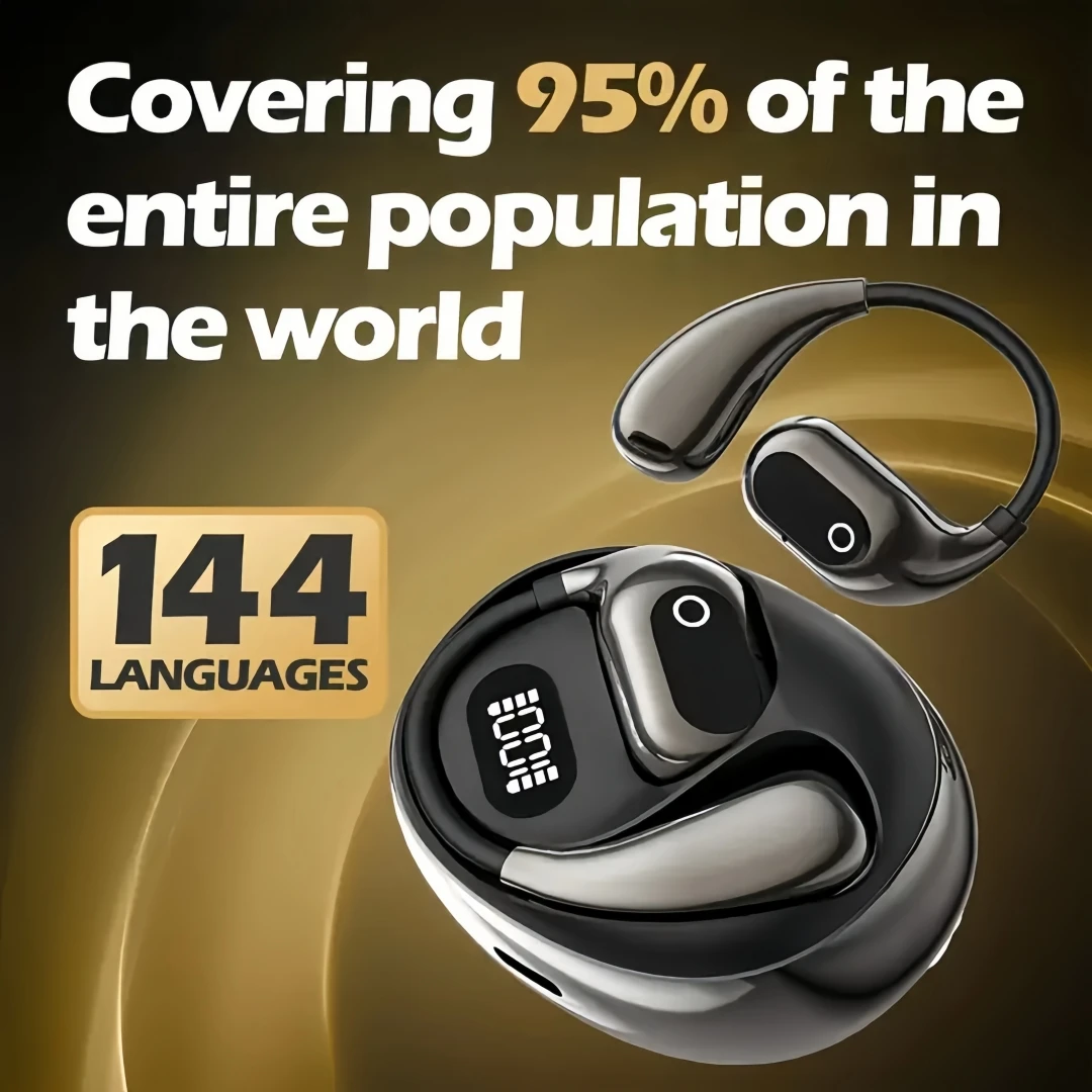 Bluetooth Headphones Wireless Earbuds With Led Charging Case_voghion.com