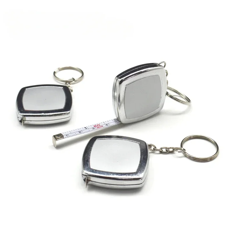1pcs 2m Mini Tape Cute Steel Retractable Tape Measure Keychain Portable Measuring Hand Tool