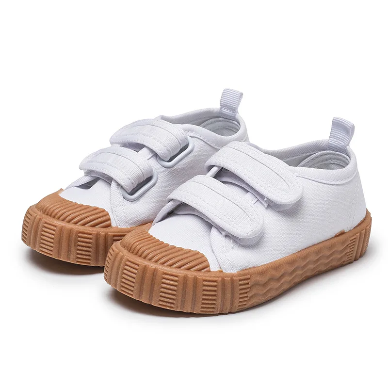 T&ecirc;nis Kid Shoe for Girl Boy Non-slip Soft Sole Canvas Shoe Child Letters Toddler Casual Tenis Versatile Breathable Sneakers