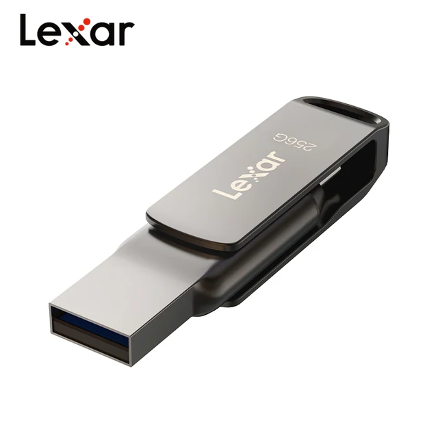 Lexar USB3.1 Type-C USB Flash Drive for Phone and Computer Original D400 Pen Drive 256gb 128gb 64gb 32gb Up to 130Mb/s Pendrive 3