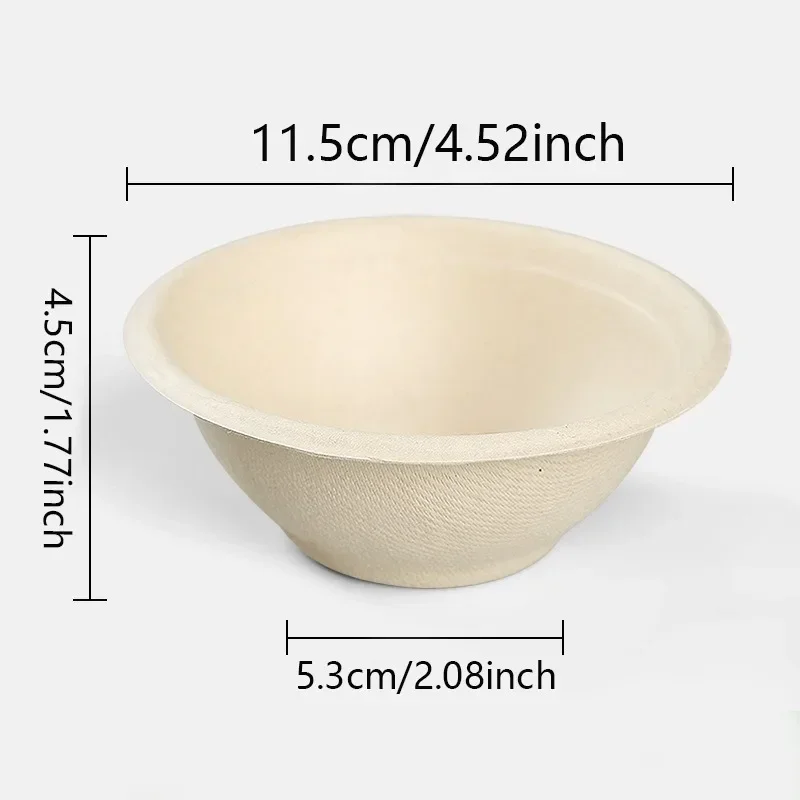 20/50PCS Disposable Paper Bowls – Eco-Friendly Serving Bowls for Soup, Ice Cream, Salad... - SKU DPB12730 - UGI Packaging