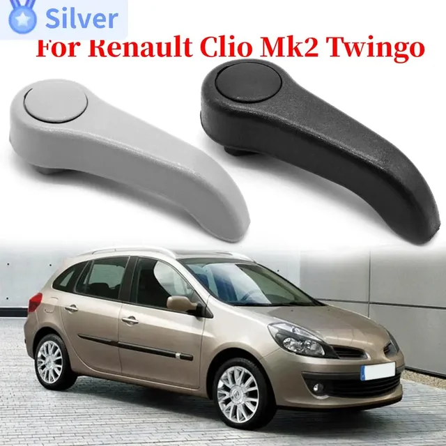 Adjusting Lever Pull Handle 1/2 Sets Seat Replacement Unique Parts Portable Car Ornaments for Renault Clio Mk2 Twingo 1998-2008