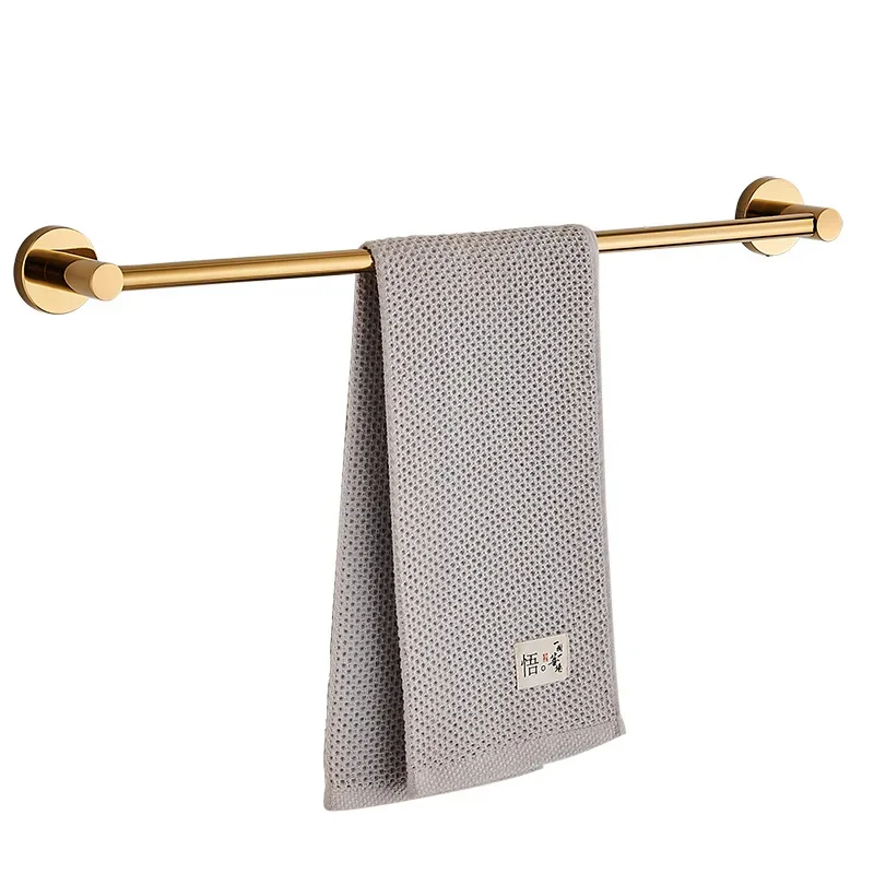 Gold Color Plated High Quality 304# Stainless Steel Bathroom Accessory,Single Towel Bar,Towel Rail, Towel Holder