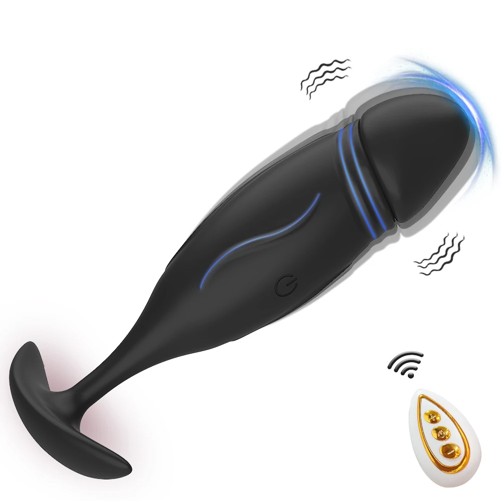 Anal Plug Vibrator For Men Women Butt Plug Prostate Massager Remote Control Adult Sex Toy