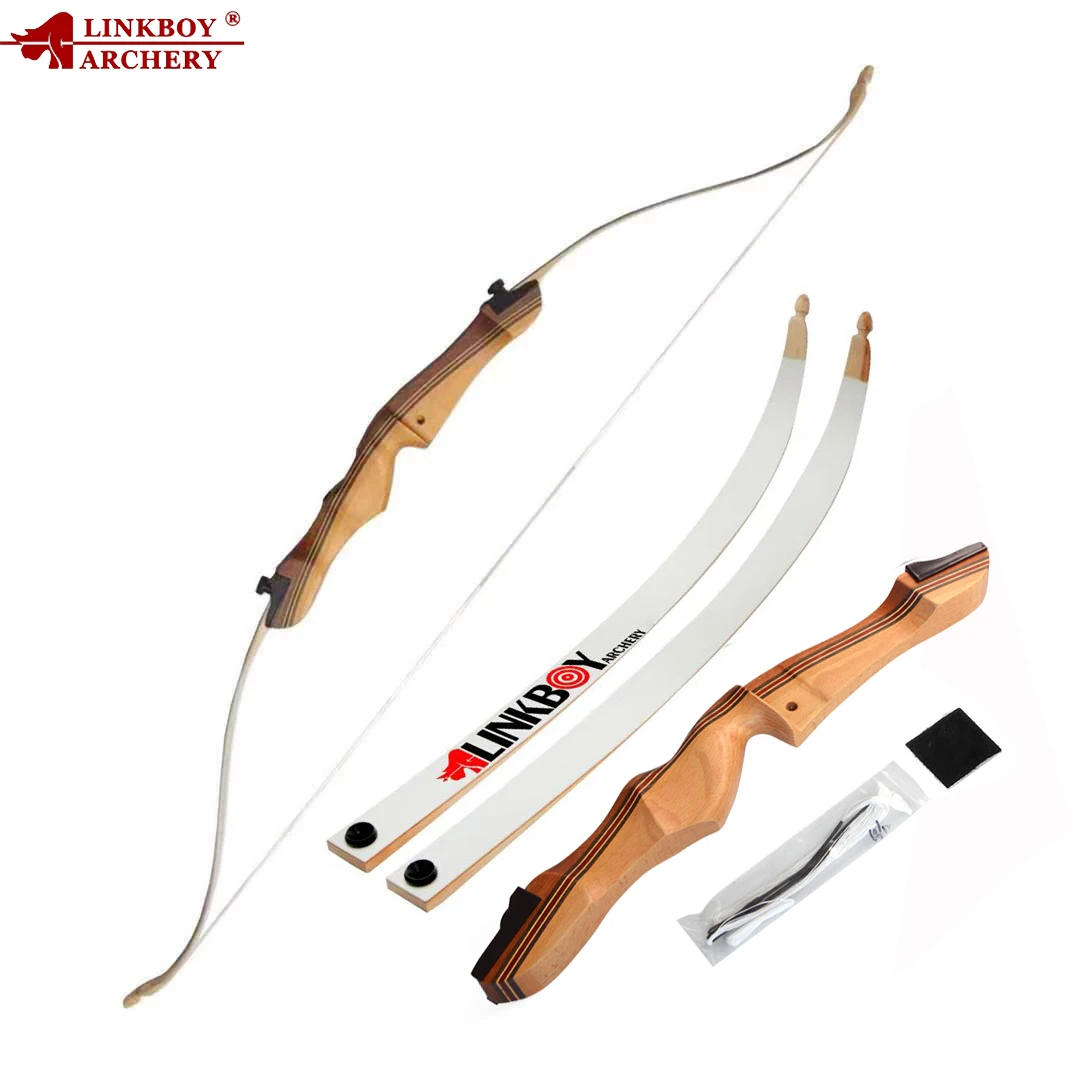 1setArchery4868inchRecurveBowDrawWeight1234lbsOutdoorHuntingRightHandLongbow