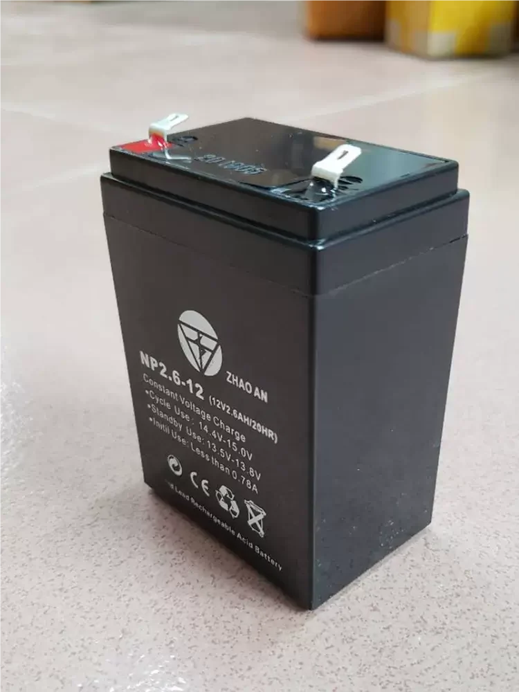 Lithium Battery Battery Pack Battery Accessories 12V 2.6AH Rechargeable lead-acid Accumulator for Children Toy Car Backup Power Desk LED Light