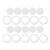 10 Pcs Piggy Bank Vinyl Supplies Money Pot Savings Box Bottom Cover Round Stoppers Replacement White Plug Caps 3