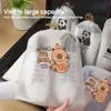 5/10Pcs Transparent Shoes Storage Bags Dust-Proof Moisture-proof Travel Packing Pouch Drawstring Bag Capibara Waterproof Pocket 3