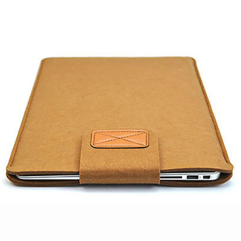 Waterproof Slim Felt Laptop and Tablet Sleeve with Storage Compartments