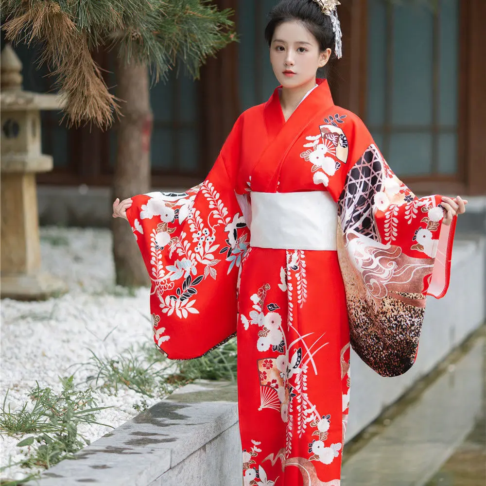 Yukata Kimono Vestido Tipico De Japon Kimono Tradicional Japones