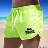 Men's Beach Shorts Lonsdale-Print Sport Running Pants Swimwear Movement Quick Dry Surf 5