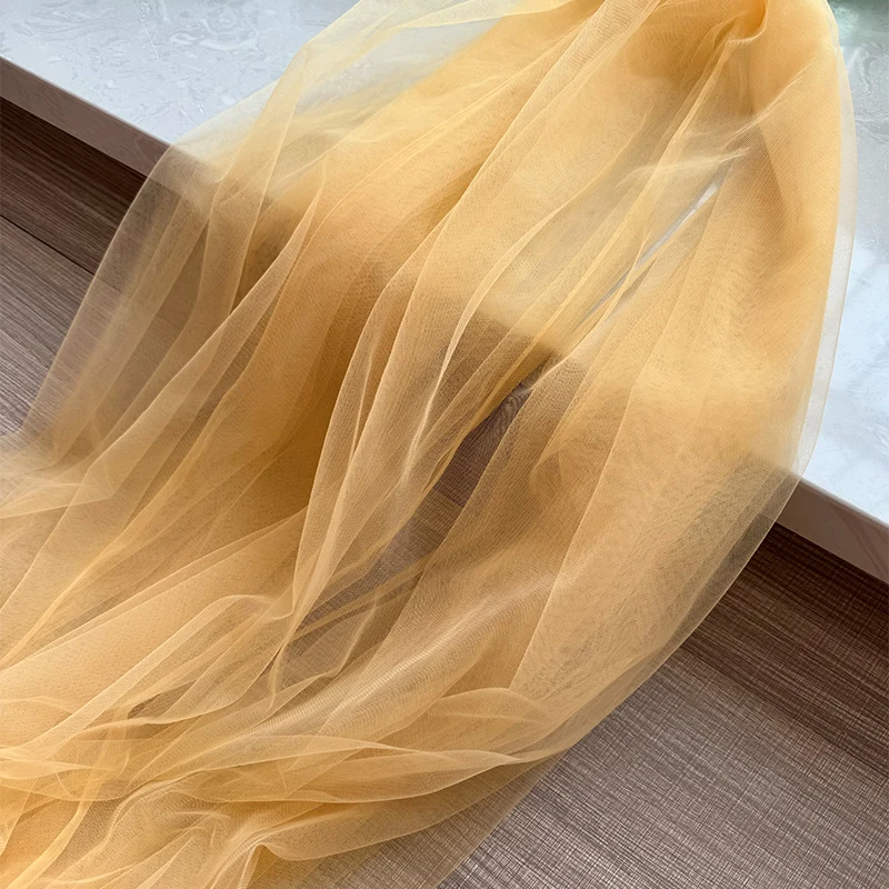 Elegant Burnt Orange Soft Tulle for Weddings & DIY Creations