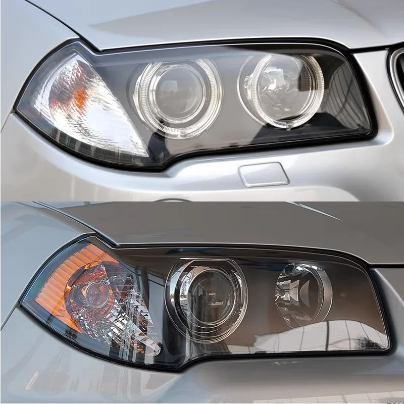 For BMW X3 E83 2004-2010 Auto Front Headlights Lens Cover Headlamp Shell  Transparent Lampshade Glass Lamp Housing Lights Shade